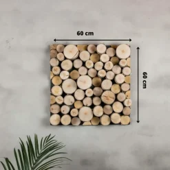 Baumstamm Wanddekoration | Davin | ab 60x60cm