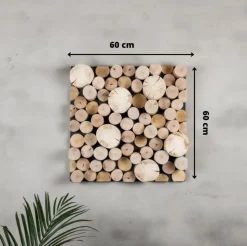 Baumstamm Wanddekoration | Kai | ab 60x60cm