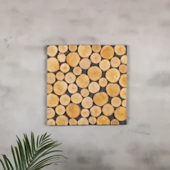 Baumstamm Wanddekoration | Ake | 60x60cm