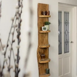 Baumstamm Wandregal Chester | Oak | 150cm