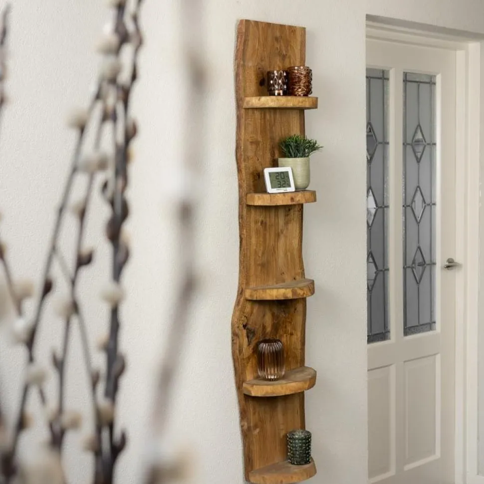 Baumstamm Wandregal Chester | Oak | 150cm