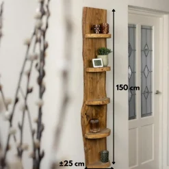 Baumstamm Wandregal Chester | Oak | 150cm