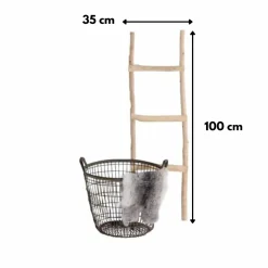 Baumstamm-Dekoleiter | 100cm