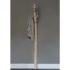 Baumstamm-Garderobenständer Pilar | Holzhaken | Wandmontage | 165 cm