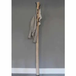 Baumstamm-Garderobenständer Andres | Metallhaken | Wandmontage | 165 cm