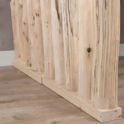 Baumstamm-Raumteiler Bodi | Mit naturbelassenem Fuß | H200cm