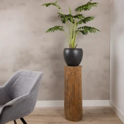 Baumstammsockel | Oak | H70cm | ø35-40cm