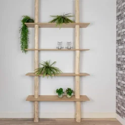 Baumstamm-Wandregal Cedric | 250 cm