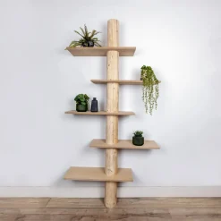 Baumstamm-Wandregal Einar | 250 cm