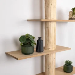 Baumstamm-Wandregal Einar | 250 cm