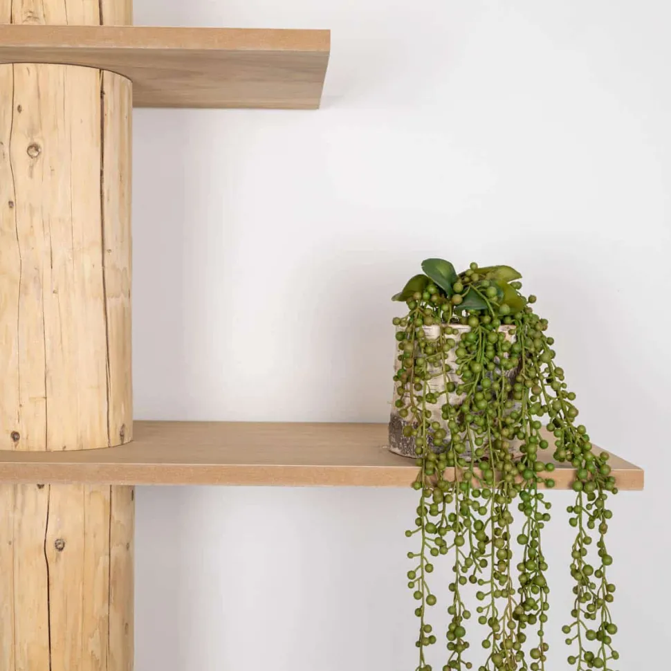 Baumstamm-Wandregal Einar | 250 cm