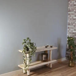 Baumstamm-Wandregal Magnus | Natural | 70 cm