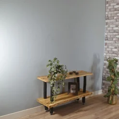 Baumstamm-Wandregal Magnus | Natural | 70 cm