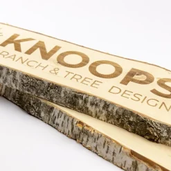 Birkenbohle – Personalisiertes Symbol/Text – 50cm