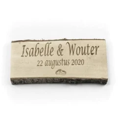 Birkenbohle – Personalisiertes Symbol/Text – 50cm