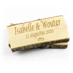 Birkenbohle – Personalisiertes Symbol/Text – 30cm
