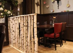 Birken-Raumteiler Alvar | Mit naturbelassenem Fuß | H140cm