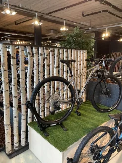 Birken-Raumteiler Thor | Mit schwarzem Fuß | H200 cm