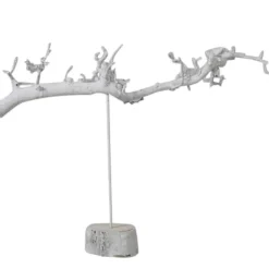 Birnenäst mit Standfuß | Weiß | 50cm