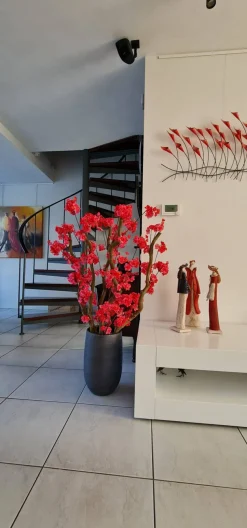 Blütenbaum Vieve mit Topf | Fuchsia | Mittel | 150 cm