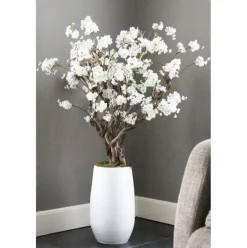 Blütenstrauch Elody ohne Topf | Weiß | 140 cm