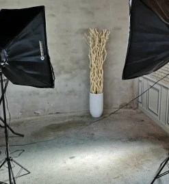 Deko-Set | Korkenzieheräste | Sandgestrahlt | 160 cm