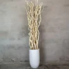 Deko-Set mit Vase | Korkenzieheräste | Sandgestrahlt | 160 cm