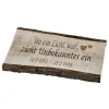 Eichenbohle – Personalisiertes Symbol/Text – 40cm