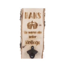 Flaschenöffner Birkenbohle – Personalisiertes Symbol/Text – 30cm