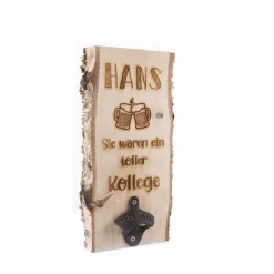 Flaschenöffner Birkenbohle – Personalisiertes Symbol/Text – 30cm