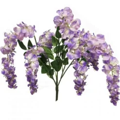 Glyzinie künstlich | Purpur | 75cm