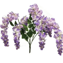 Glyzinie künstlich | Purpur | 75cm