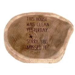 Hartholzscheibe – Personalisiertes Symbol/Text – 20/25cm