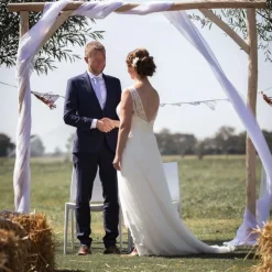 Hochzeitslaube Zauberhaft | Baumstamm | 230cm