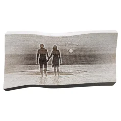 Holzplanke – Personalisiertes Foto/Text – 25cm