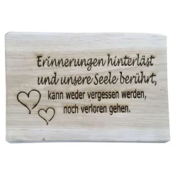 Holzplanke –Personalisiertes Symbol/Text – 25cm