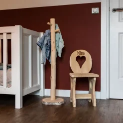 Kinder-Garderobenständer Sierra | Naturholz | 100 cm