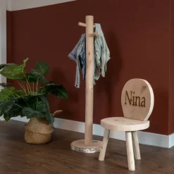 Kinder-Garderobenständer Sierra | Naturholz | 100 cm