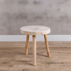 Kindertisch aus Holz rund