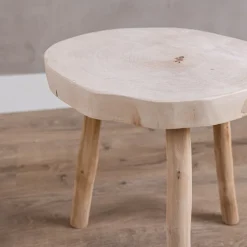 Kindertisch aus Holz rund