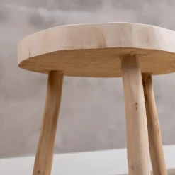 Kindertisch aus Holz rund