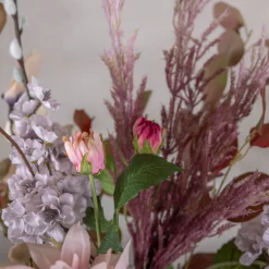 Kirschblütenzweig künstlich | Grau-Lila | 85cm