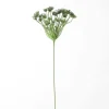 Künstliche Dillblüte | Blau-Grün-Weiß | 50cm