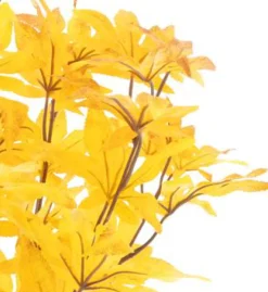 Künstlicher Ahornzweig | Orange | 55 cm