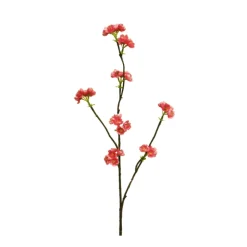 Künstlicher Apfelblütenzweig | Rosa-Rot | 80cm