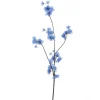 Künstlicher Kirschblütenzweig | Blau | 85 cm