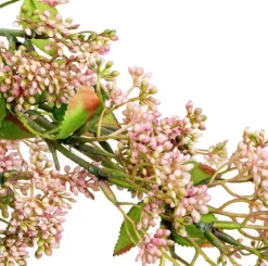 Künstlicher Schneeball/Viburnum-Zweig | Zartrosa | 55 cm