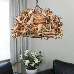 Kugelleuchte Wood 75 cm