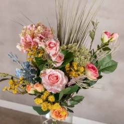 Kunstblumenstrauß Frühjahr | 70 cm