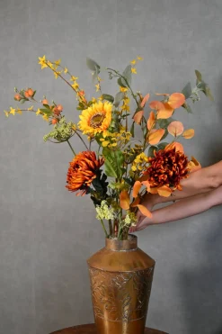 Kunstblumenstrauß Goldglanz | 80 cm